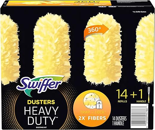 Swiffer Duster 360 Handle with Refills, 14 Count