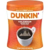 Dunkin' 100% Colombian Medium Roast Ground Coffee Mellow Taste Sugar-Free Box Packaging Pack 4 27.5 Ounce Blended Instant Coffee
