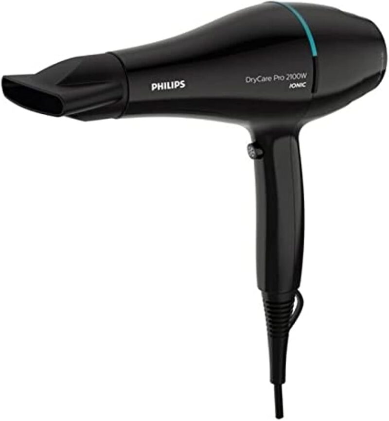 Philips DryCare DryCare - 2100 Watt - Ion Care - 6 Speeds - 6 Heat settings - Cool airflow - Protection against overheating - Includes extra nozzle - BHD272/00