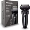 Panasonic ES-LV6U Wet & Dry 5-Blade Electric Shaver for Men - Precise Clean Shaving, Black - UK 2 pin plug
