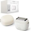 Panasonic ES-PV6B-W811 Series 900s Foil Shaver, Wet & Dry 5-Blade Electric Shaver for Men, Responsive Beard Sensor, USB-C, Carry Case, NAGORI® Marble White