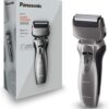 Panasonic ES-RW33-H503 Wet/Dry Razor, Inclusive Charging Station, 2-fold Shaving Head, Wet & Dry Silver