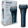 Panasonic Series 700 ES-ALT4B 3 Blade Wet & Dry Razor for Men, Portable Wireless Waterproof Beard Density Sensor, Flexible Shaving Head, Fold-Out Trimmer, Dark Blue