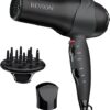 Revlon Turbo Hair Dryer | 1875 Watts of Maximum Shine, Fast Dry (Black)