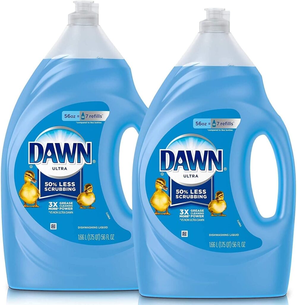 Dawn Dish Soap Ultra Dishwashing Liquid, Dish Soap Refill, Dish Detergent Liquid, Original Scent, 56 Fl Oz (Pack of 2)