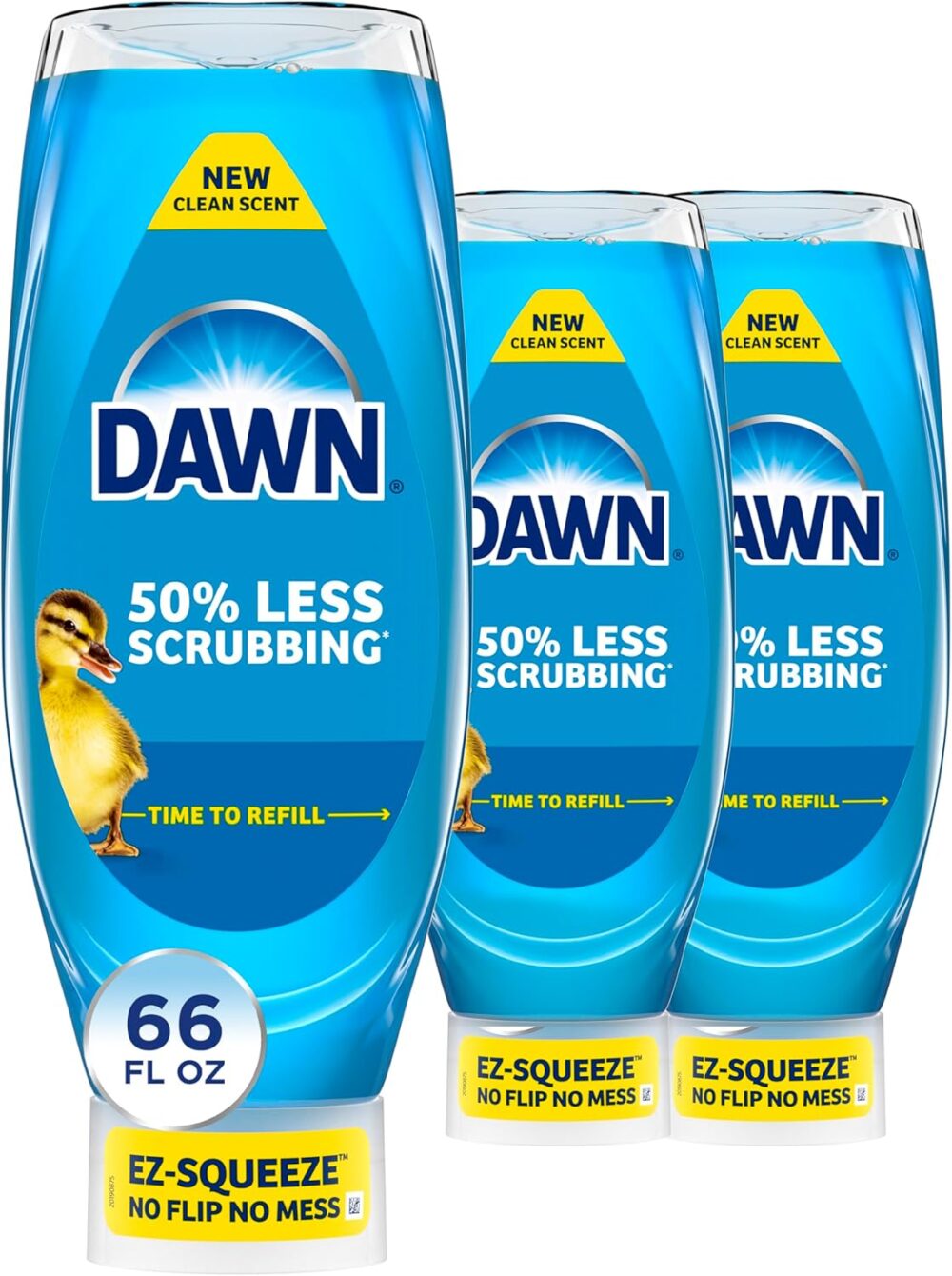 Dawn Ultra EZ-Squeeze Dish Soap, Dishwashing Liquid, Original, 3 x 22oz