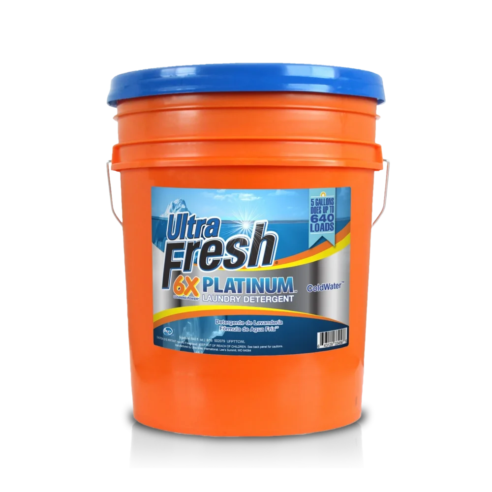 Ultra Fresh 6X Platinum Laundry Detergent – ColdWater – 5 Gallons