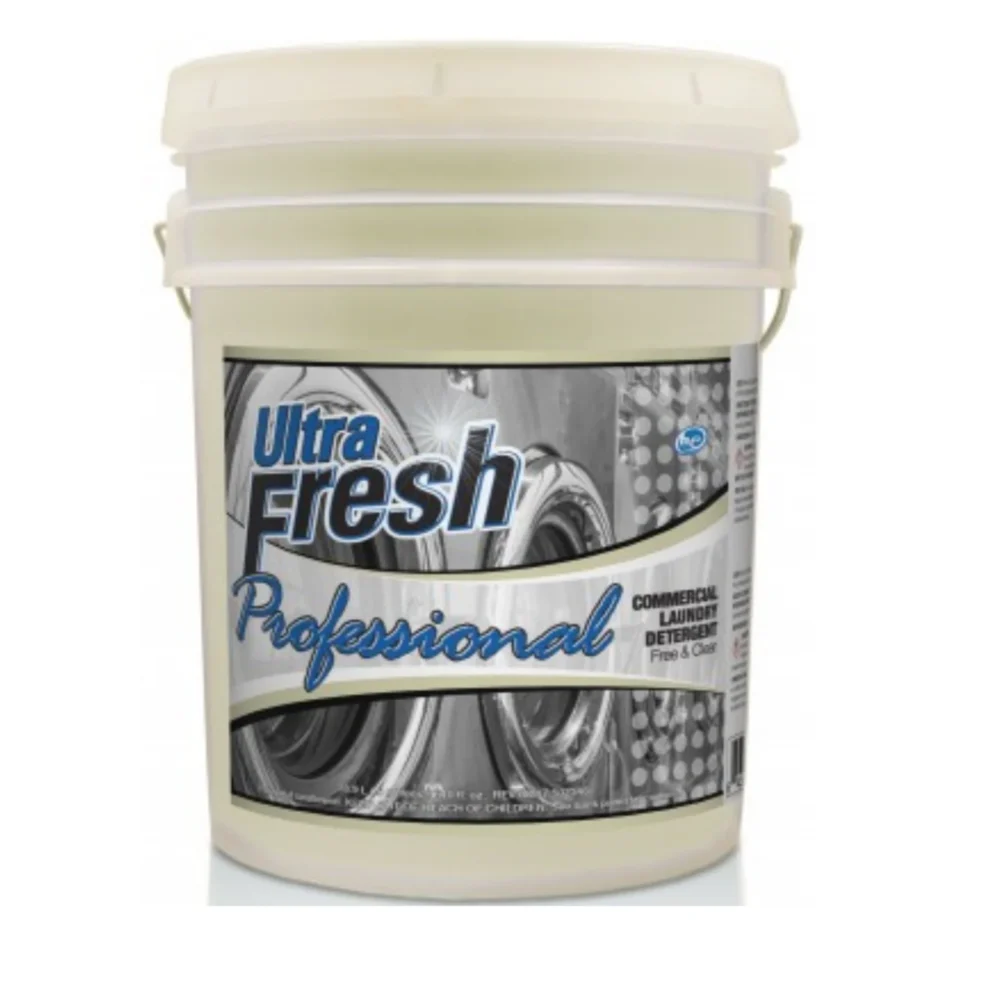Ultra Fresh Professional Commercial Laundry Detergent – Free & Clear – 5 Gallons