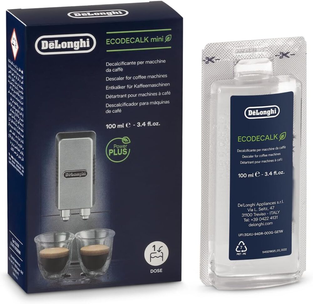 De’Longhi EcoDecalk DLSC101 Eco-Friendly Descaler, 100 ml