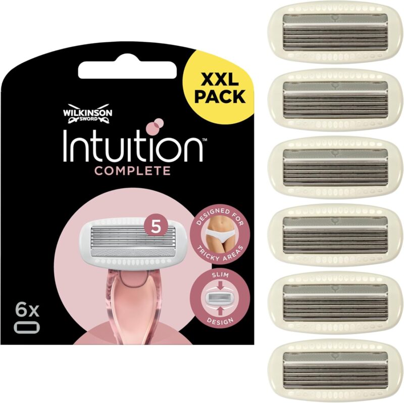 Wilkinson Sword Intuition Complete Razor Blades for Women, Skin Protect Gel, Razor for Everyday Care