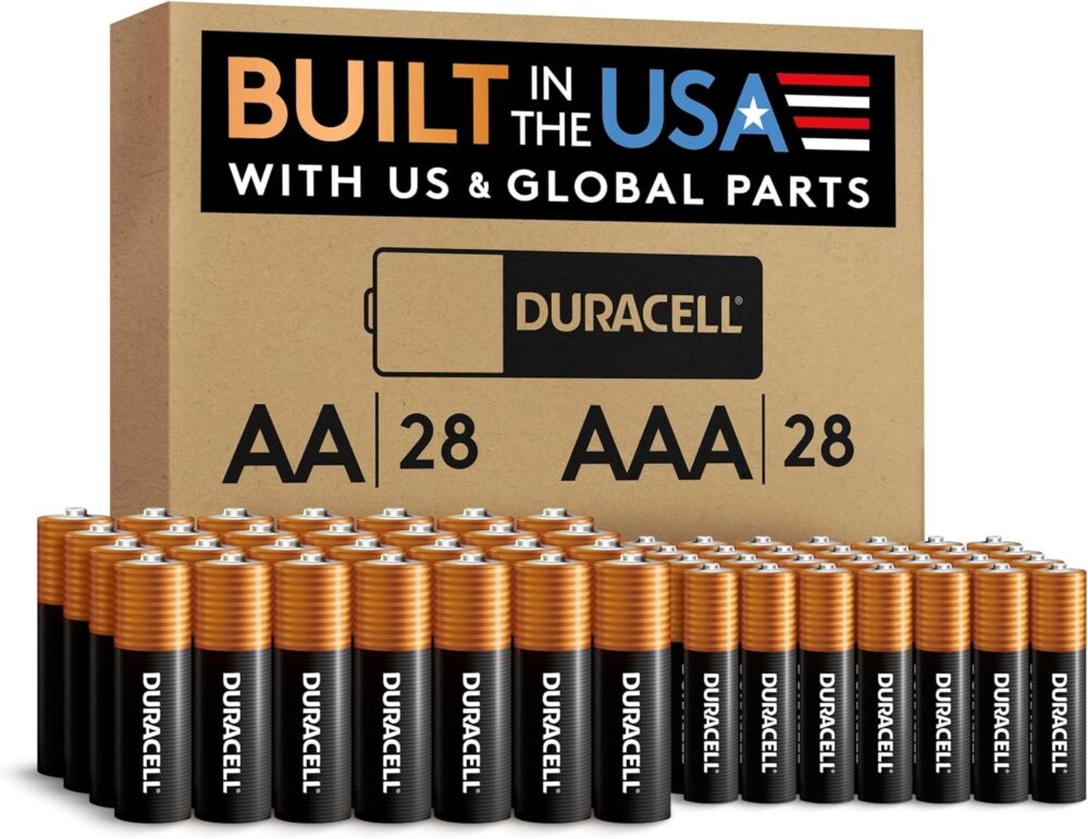 Duracell Coppertop AA + AAA Batteries, 56 Count