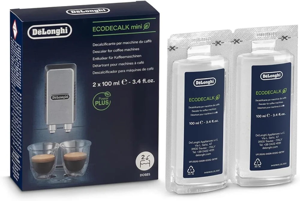 De’Longhi EcoDecalk Descaler, Eco-Friendly 2 Pack DLSC200